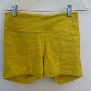 NWT OV outdoor voices biker shorts/shorties. Sunshine Size S
